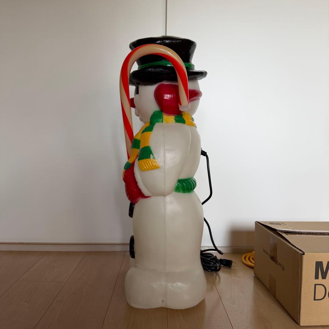 スノーマン クリスマス ブローライト ビンテージ