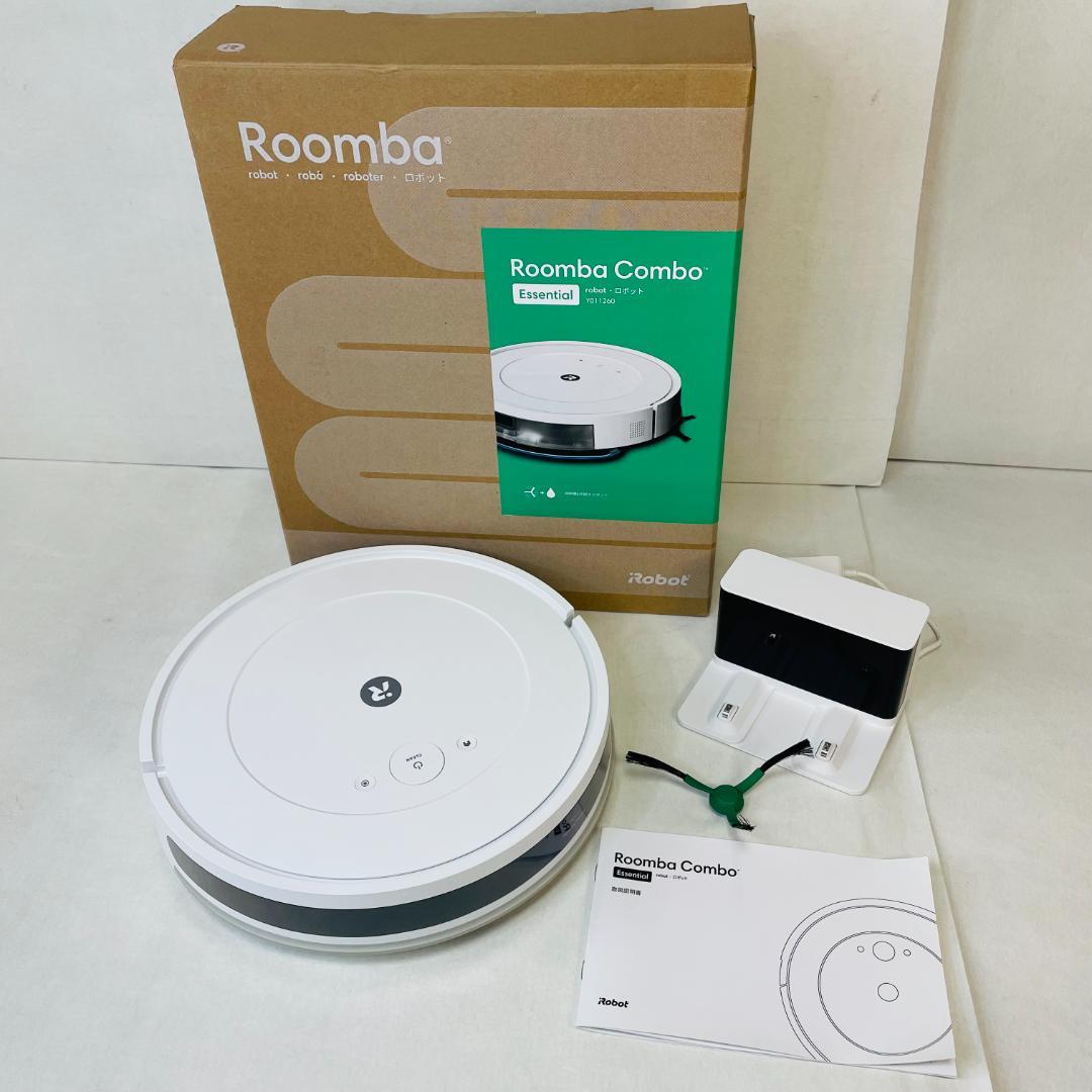 ルンバ コンボ Essential robot ホワイト アイロボット掃除機