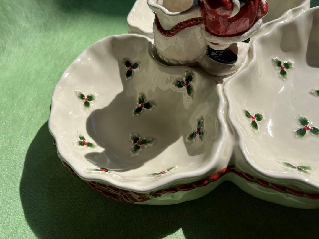 Fitz & Floyd（フィッツ＆フロイド) サンタ　オードブル　クリスマス