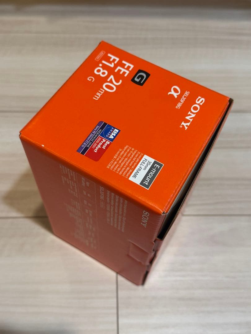 【数回使用のみ極美品】SONY FE 20mm F1.8 G レンズ
