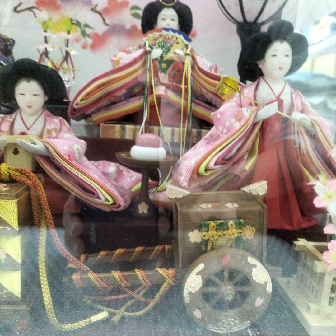 【未開封】忠義堂　雛人形　オルゴール付き　新品
