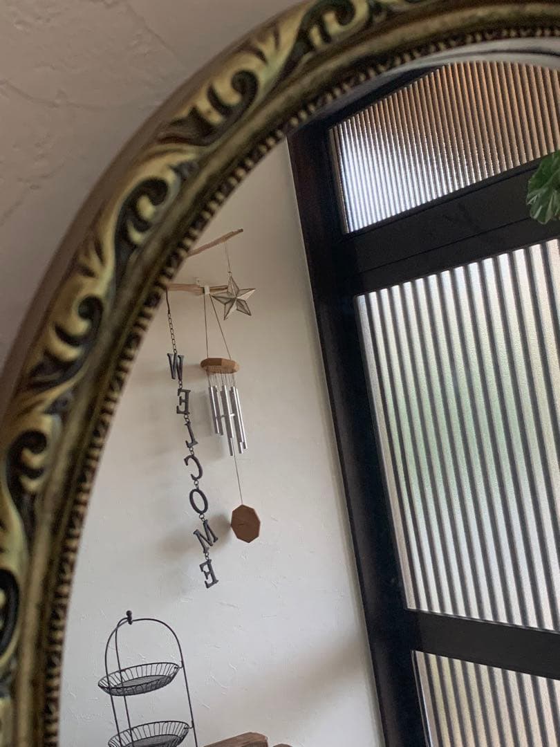 昭和レトロ　アンティーク高級鏡 ヴィンテージ　大きい