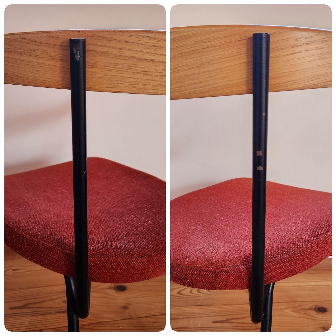 IDEE 赤ツイード ダイニングチェア FERRET CHAIR フェレ チェア