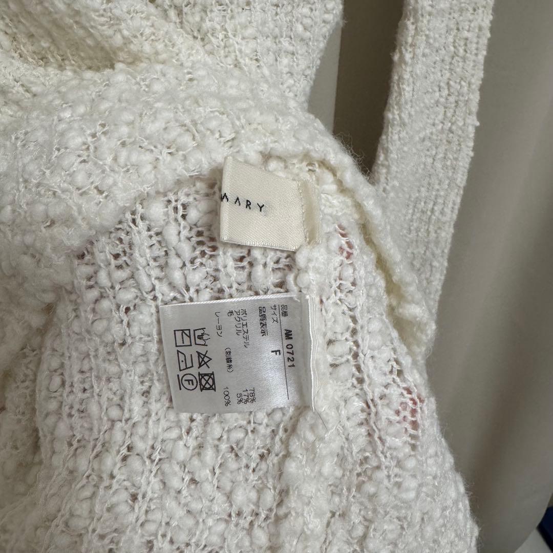 andmary Aurora knit mini dress ニットワンピース