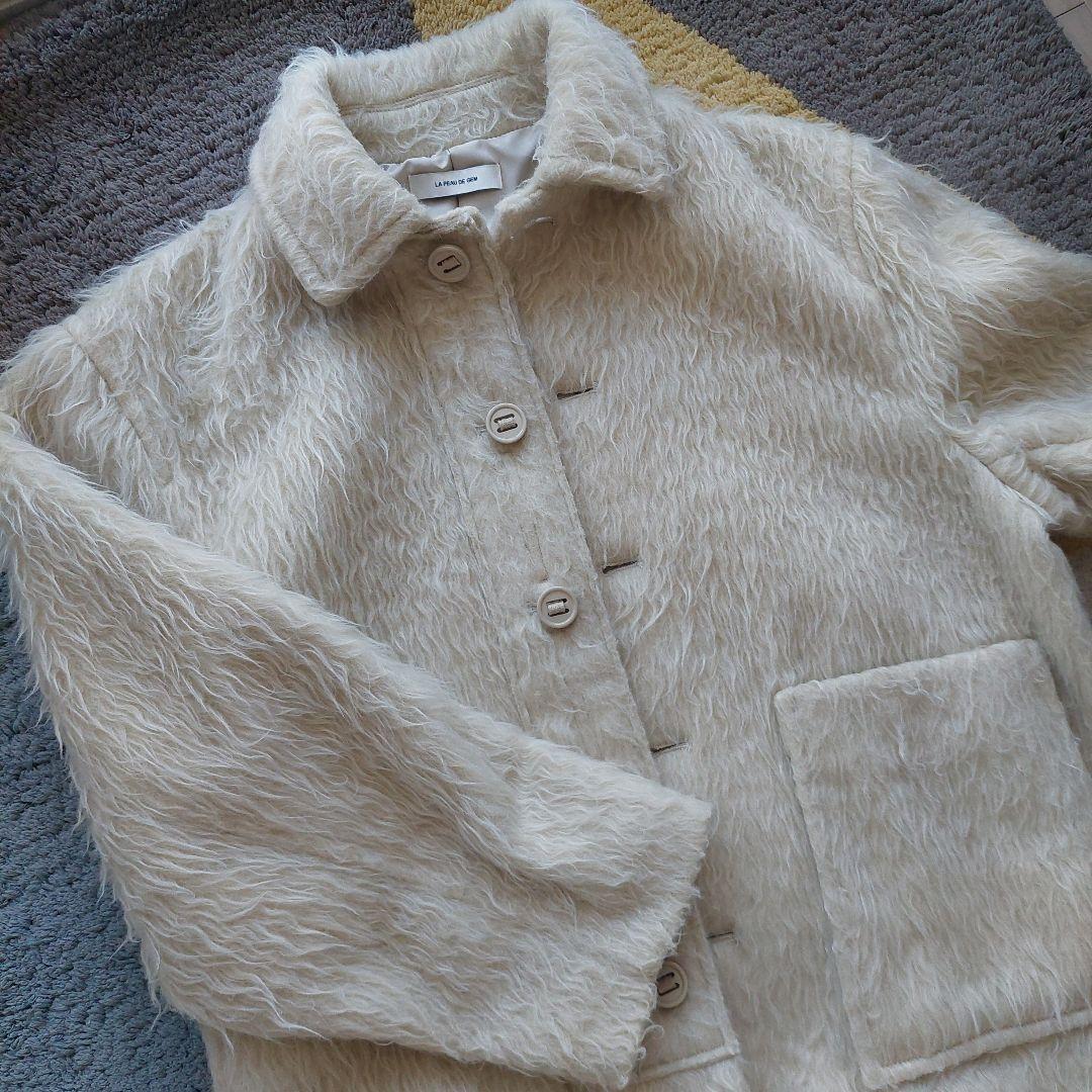 専用【la peau de gem】shaggy middle coat