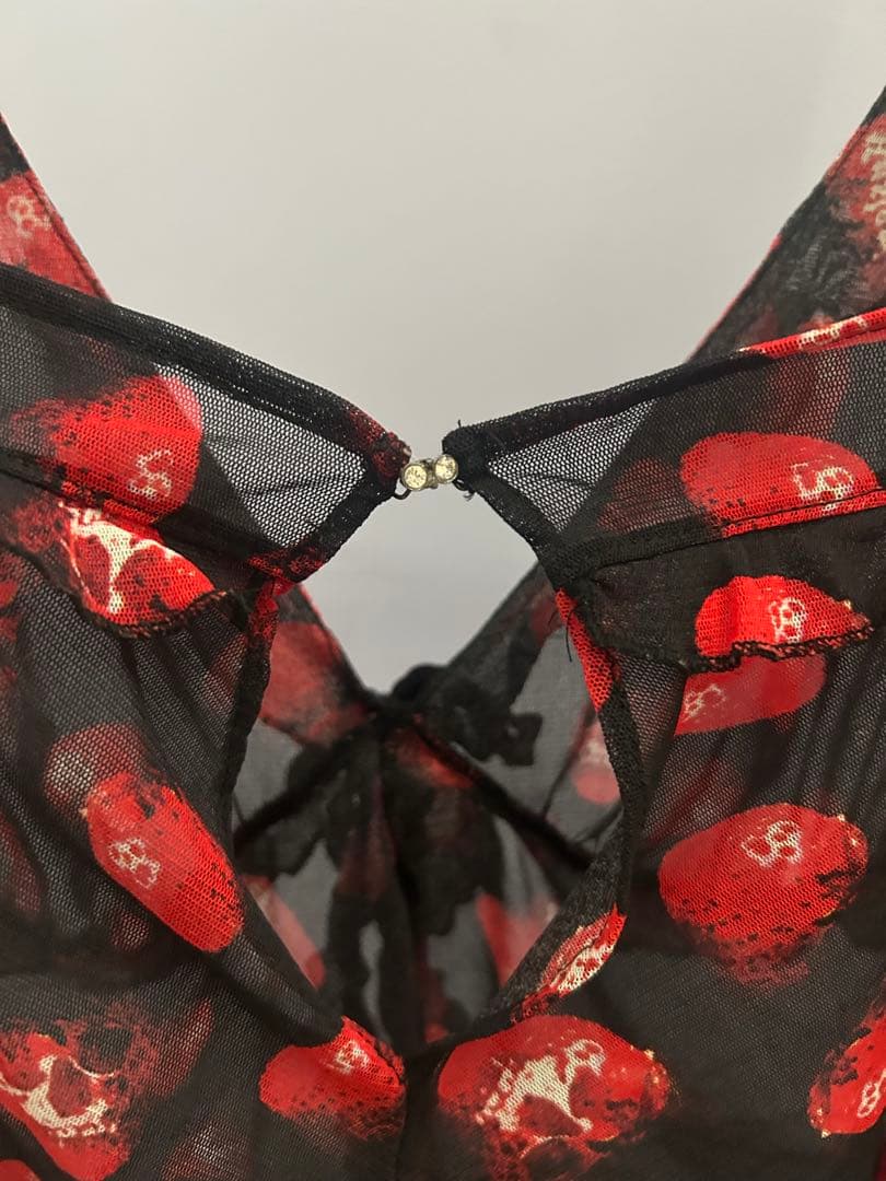【HYSTERIC GLAMOUR】スカルベリー 柄キャミソールY2K 平成　姫
