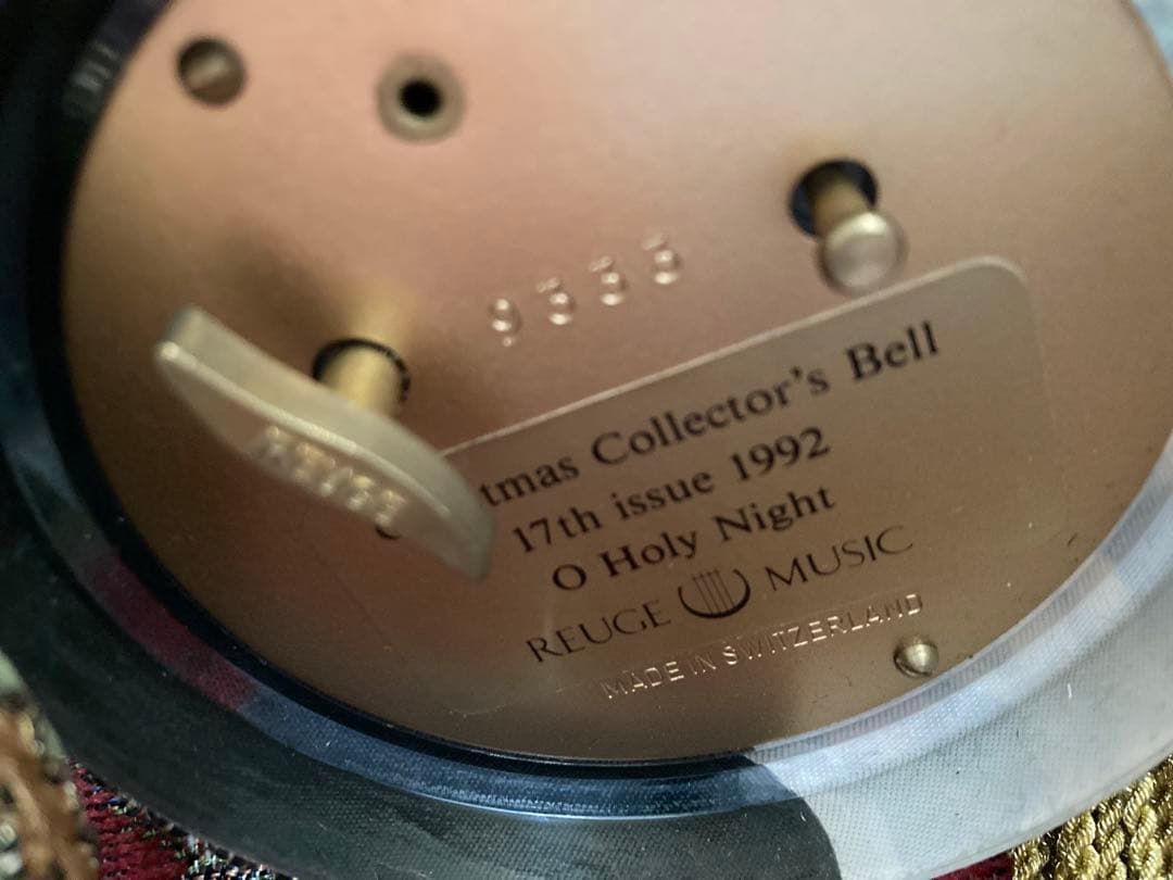 3点セット☆高級スイスオルゴール リュージュ クリスマスベル