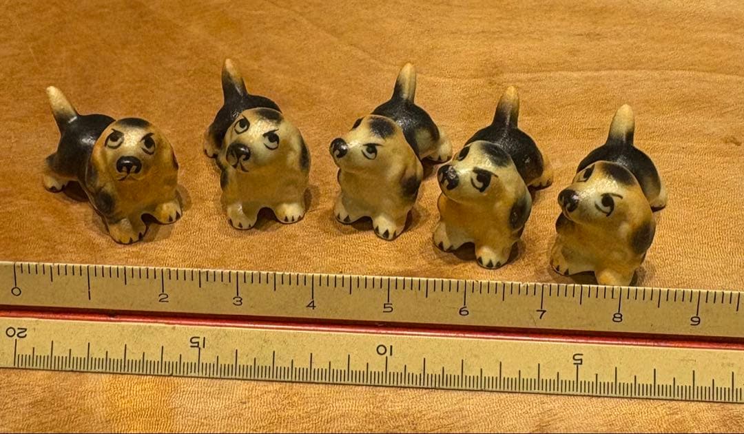 アニマルミニチュア陶器　アンティーク置物