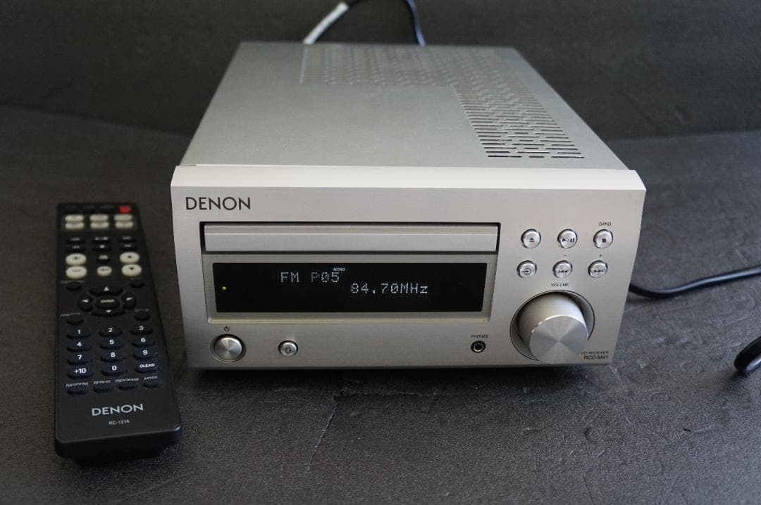 【Junk】DENON CDレシーバー　RCD-M41