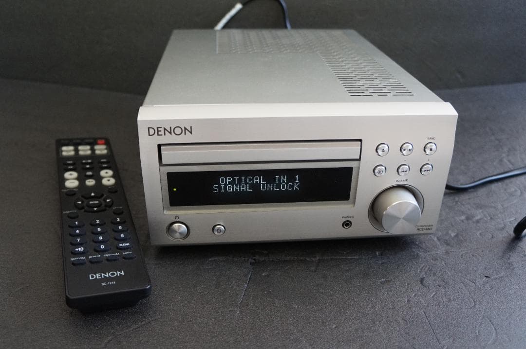 【Junk】DENON CDレシーバー　RCD-M41