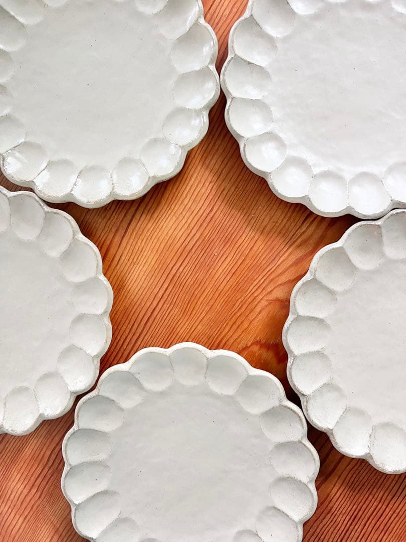 リンカ　美濃焼　大皿　カフェ　ワンプレート　おしゃれ　北欧　ホワイト　皿