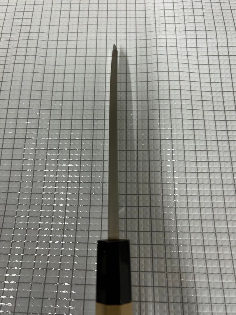 出刃 包丁 150mm モリブデンバナジュウム鋼 水牛八角朴柄