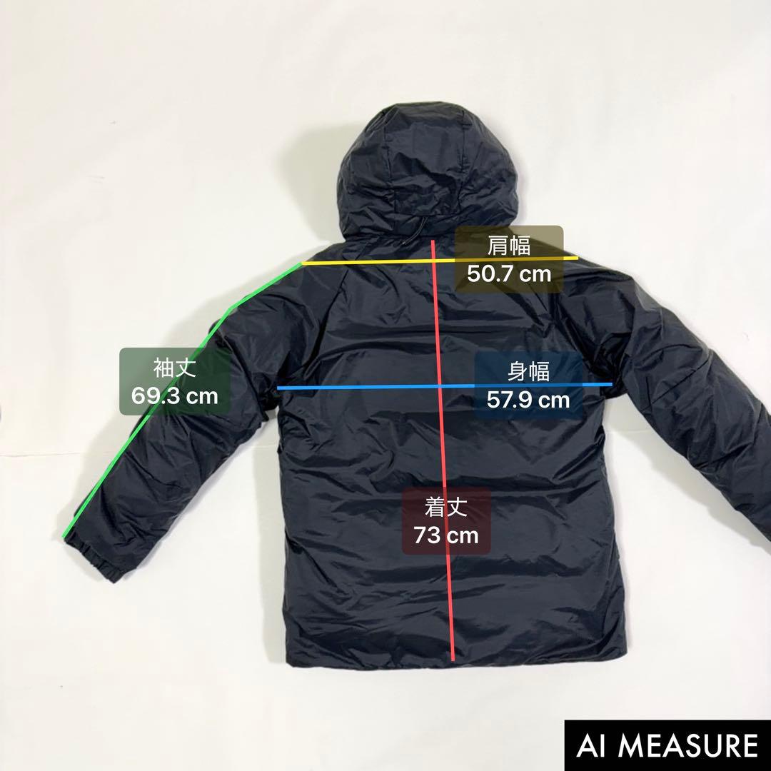 ナンガ イブキ ダウンジャケット アウター フード アウトドア ブラック XL