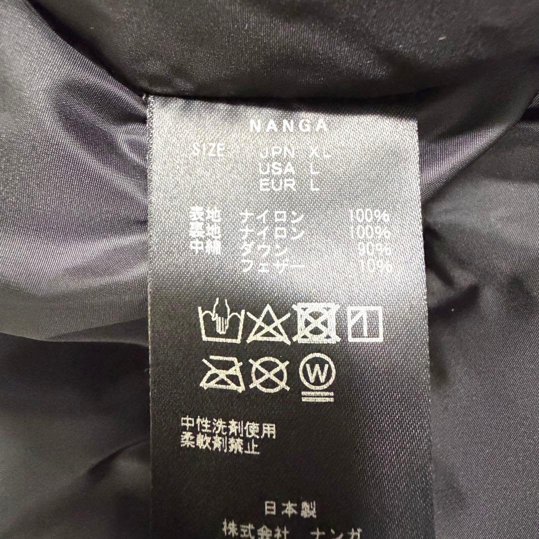 ナンガ イブキ ダウンジャケット アウター フード アウトドア ブラック XL