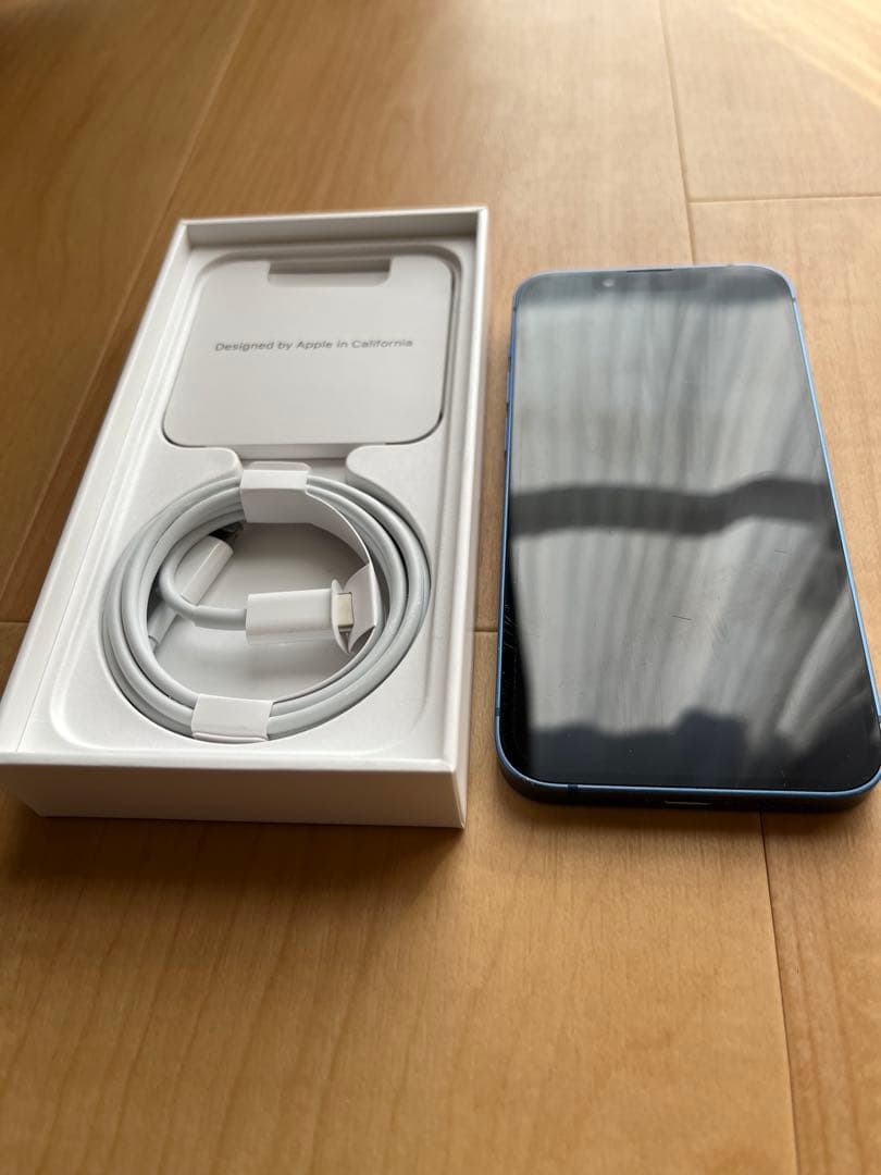 iPhone 13 miniブルー本体　充電ケーブル付き(ジャンク品)