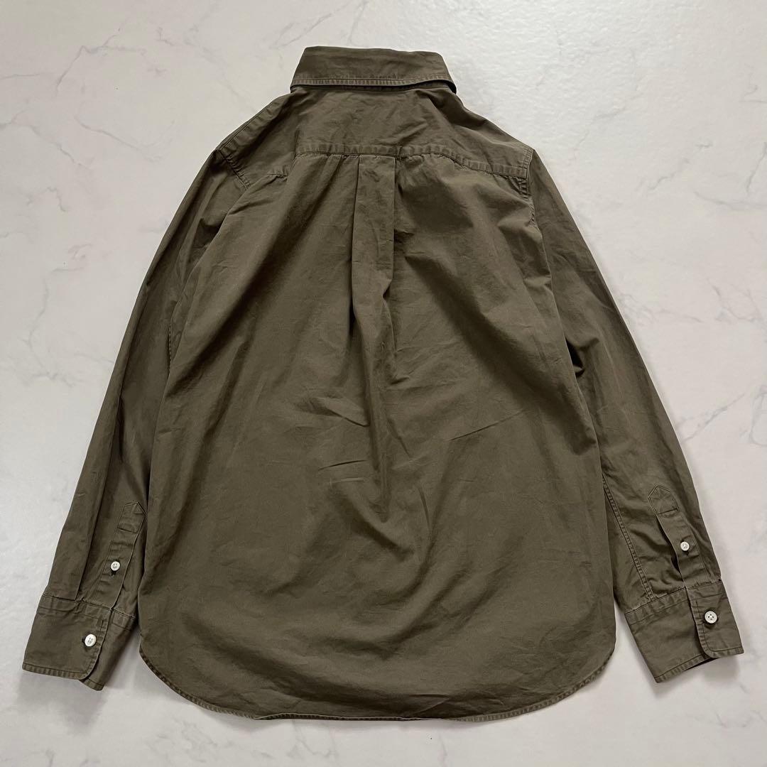 希少　02サイズ　マディソンブルー　マダムシャツウォッシュアウト　カーキ　B刺繍