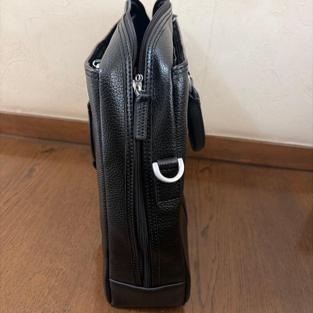 Brooks Brothers 合皮ビジネスバッグ 黒