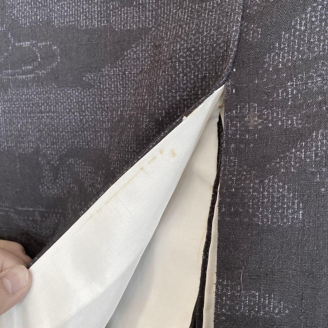 本場結城紬　詰め　100山亀甲　ヴィンテージ