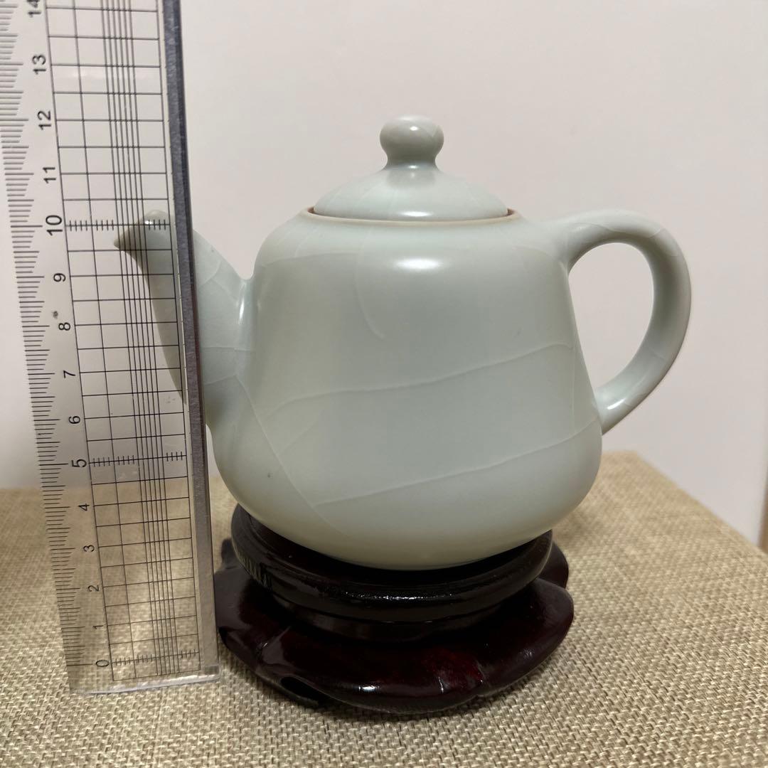 曉芳窯，汝窯，唐木台4点，茶器，中国茶器，台湾，九谷焼，相馬焼，平安，京焼