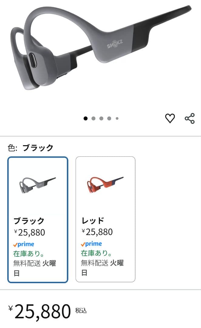 shokz open swim pro 美品 ケーブル 専用ポーチ付き