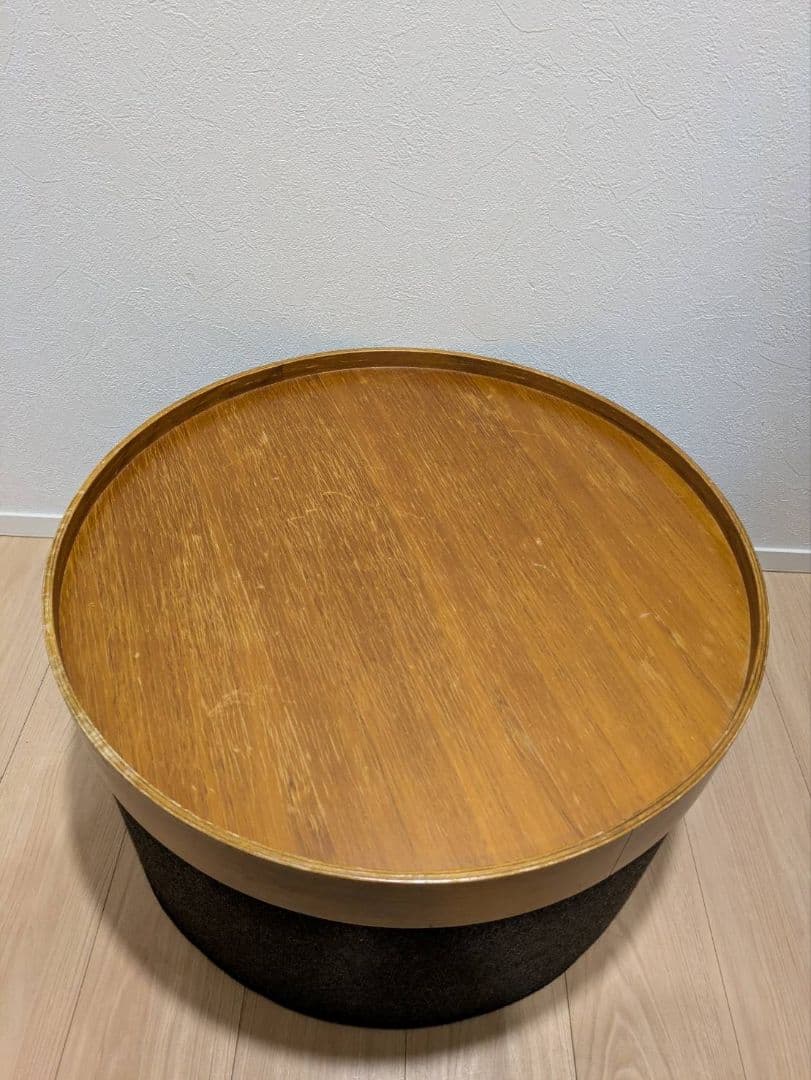 ACTUS/アクタス ドラムスパフ スツール ウォールナット サイドテーブル