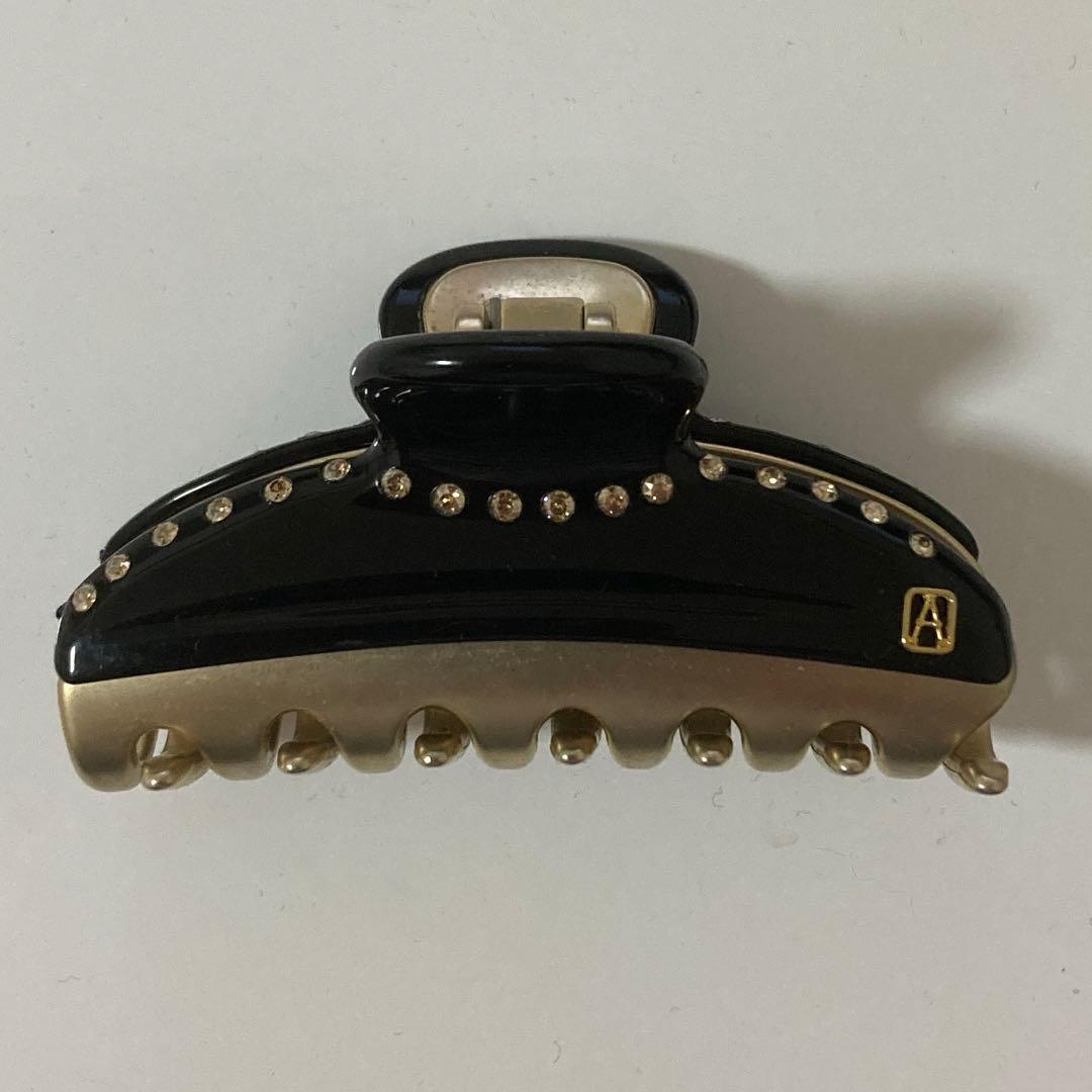 最終価格 ALEXANDRE DE PARIS ブラックへアクリップMサイズ