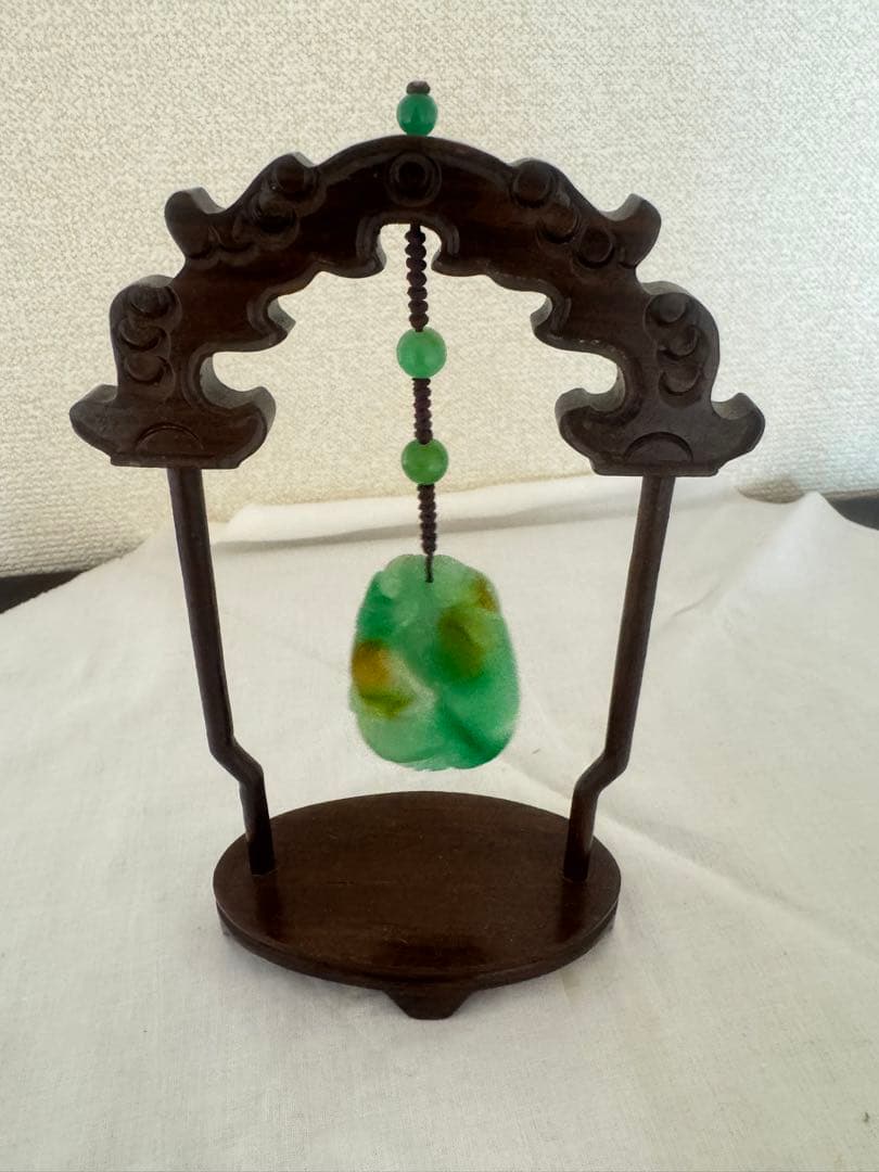 翡翠　アンティーク　コレクション　置物