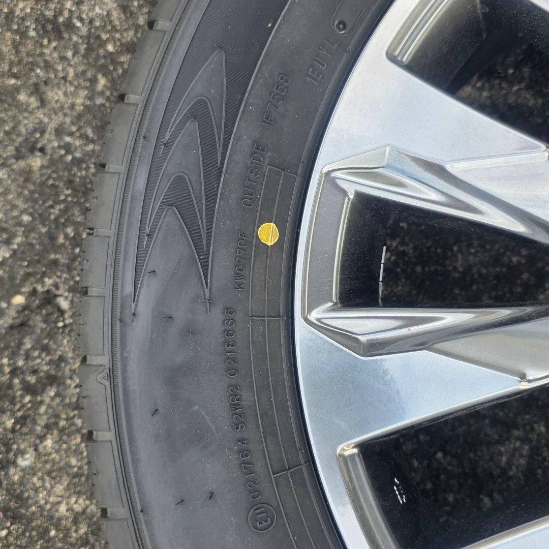 【新車外し】2024ランクル300ZX 純正ホイール★20インチタイヤセット4本