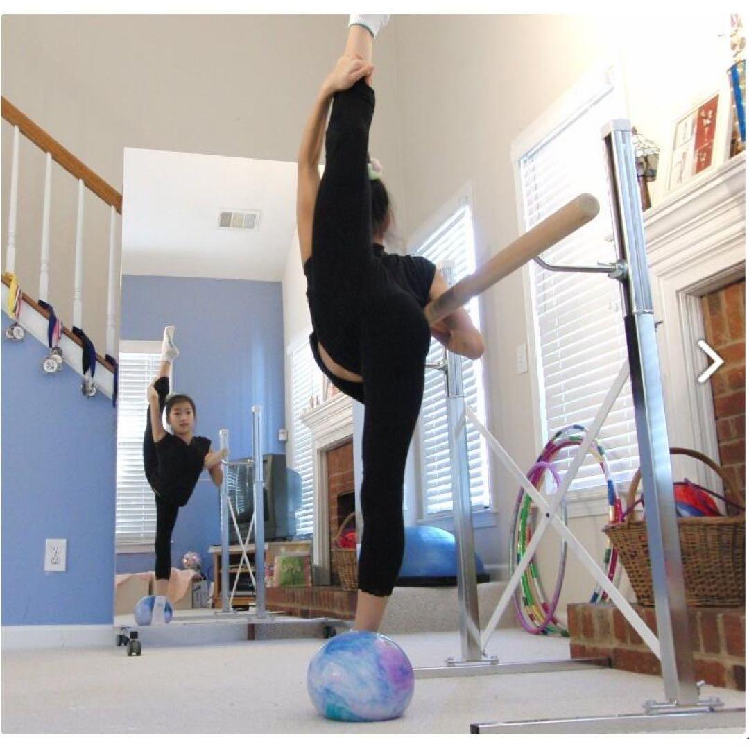 割れない鏡 スタンドミラー 全身鏡 姿見鏡 幅100×高さ160cm ブラック