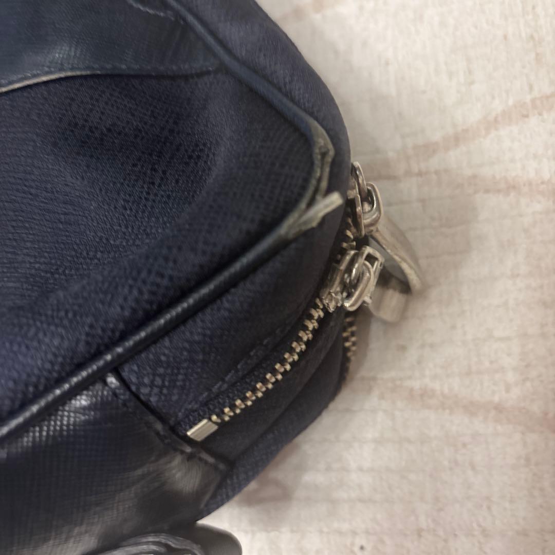 【定価60,000円程度】ネイビーペッレモルビダブリーフバッグ2室タイプ