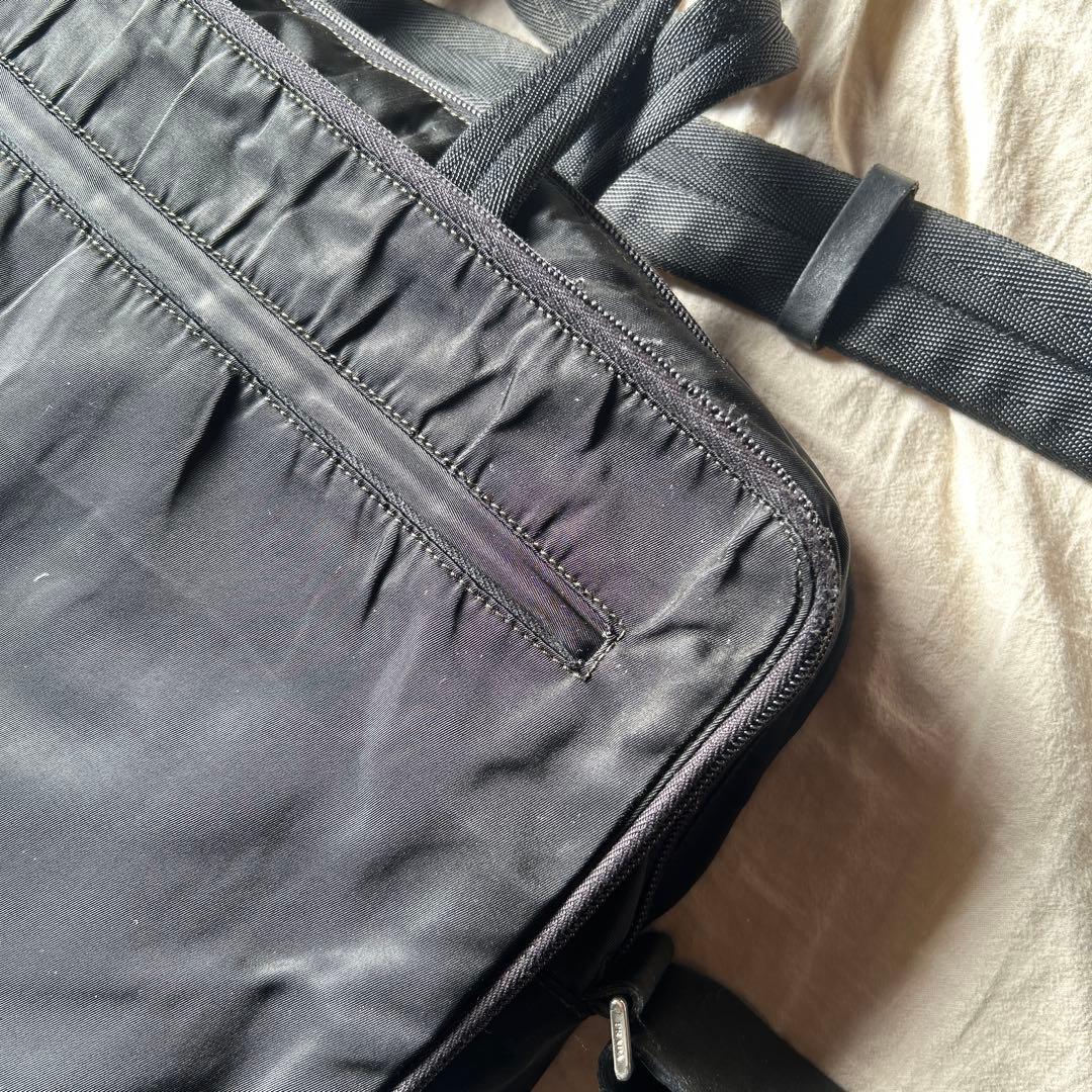 PRADA プラダ ビジネスバッグ ナイロン 2way 三角プレート V407