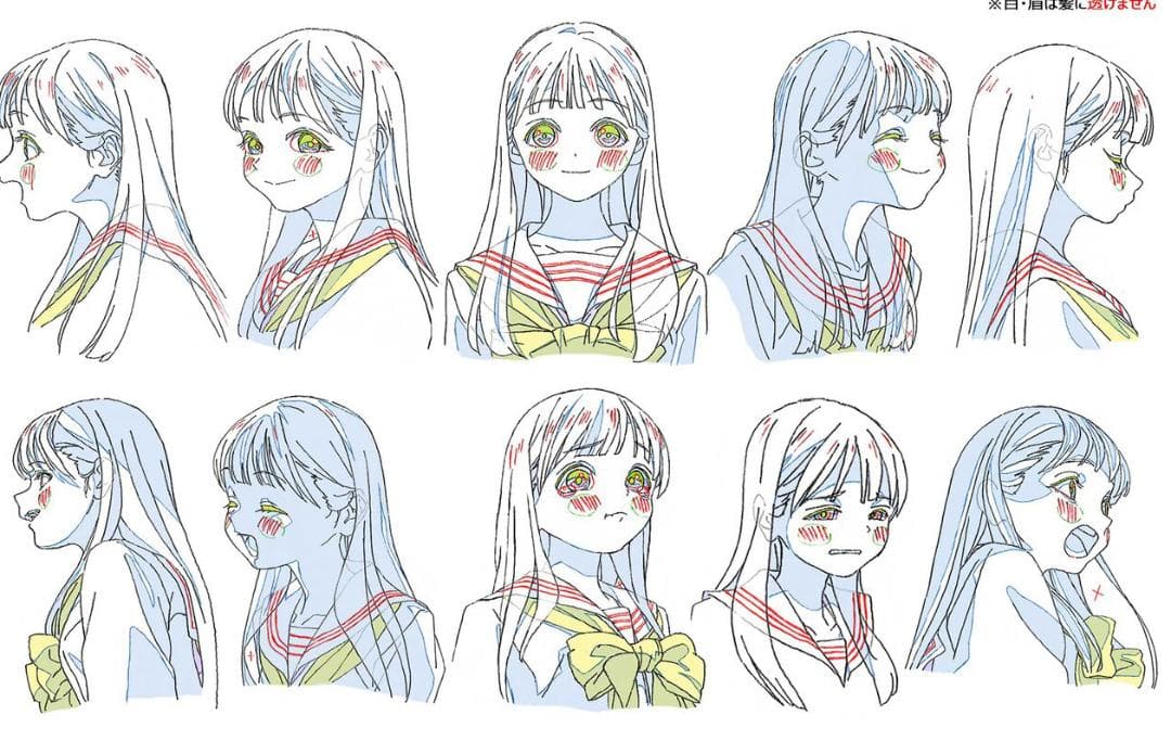 100枚　明日ちゃんのセーラー服 設定資料集