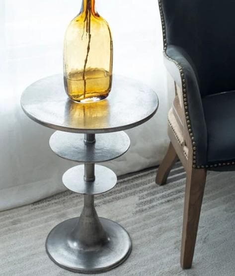 メタル製三段サイドテーブル