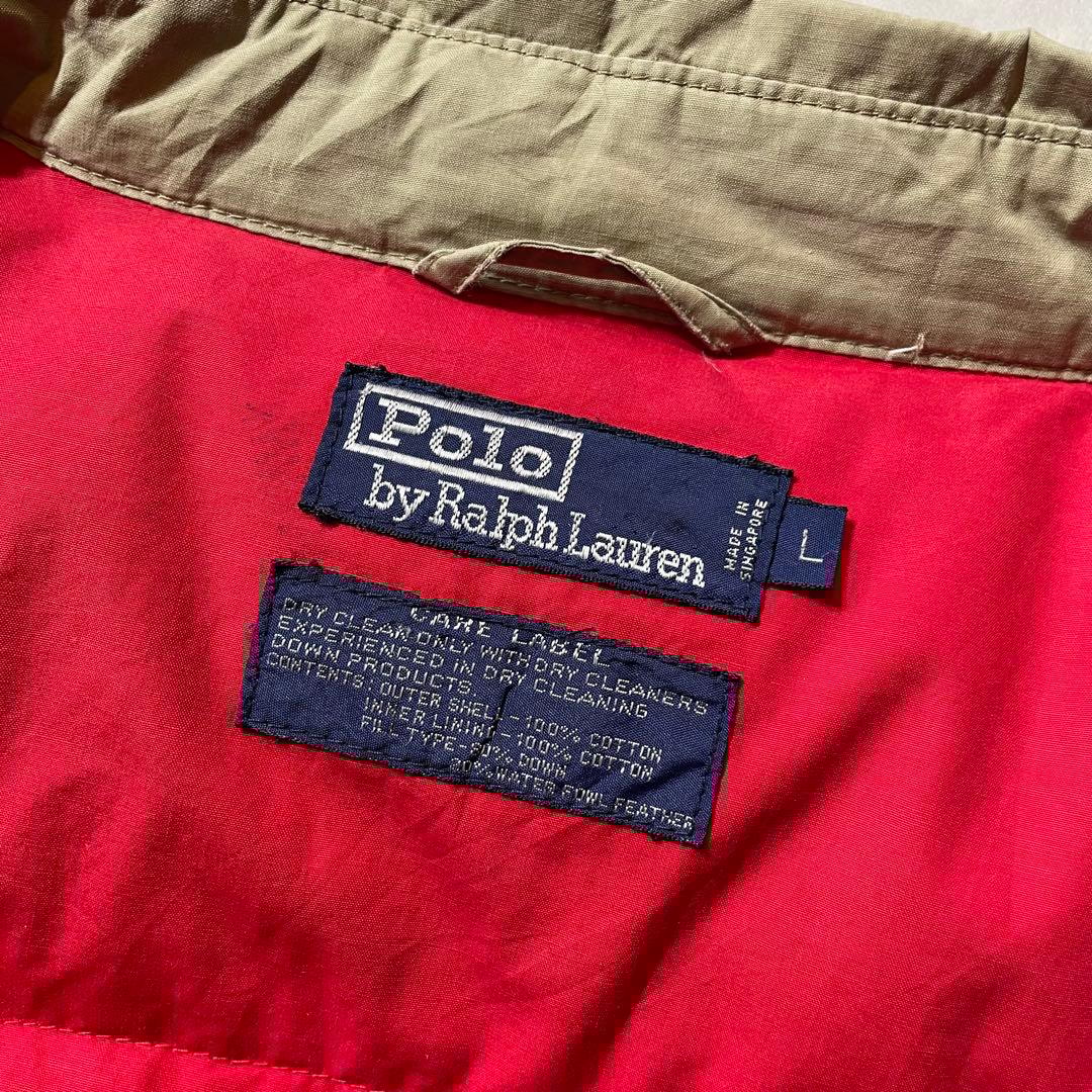90s Polo Ralph Lauren ラルフローレン　ダウンジャケット　L