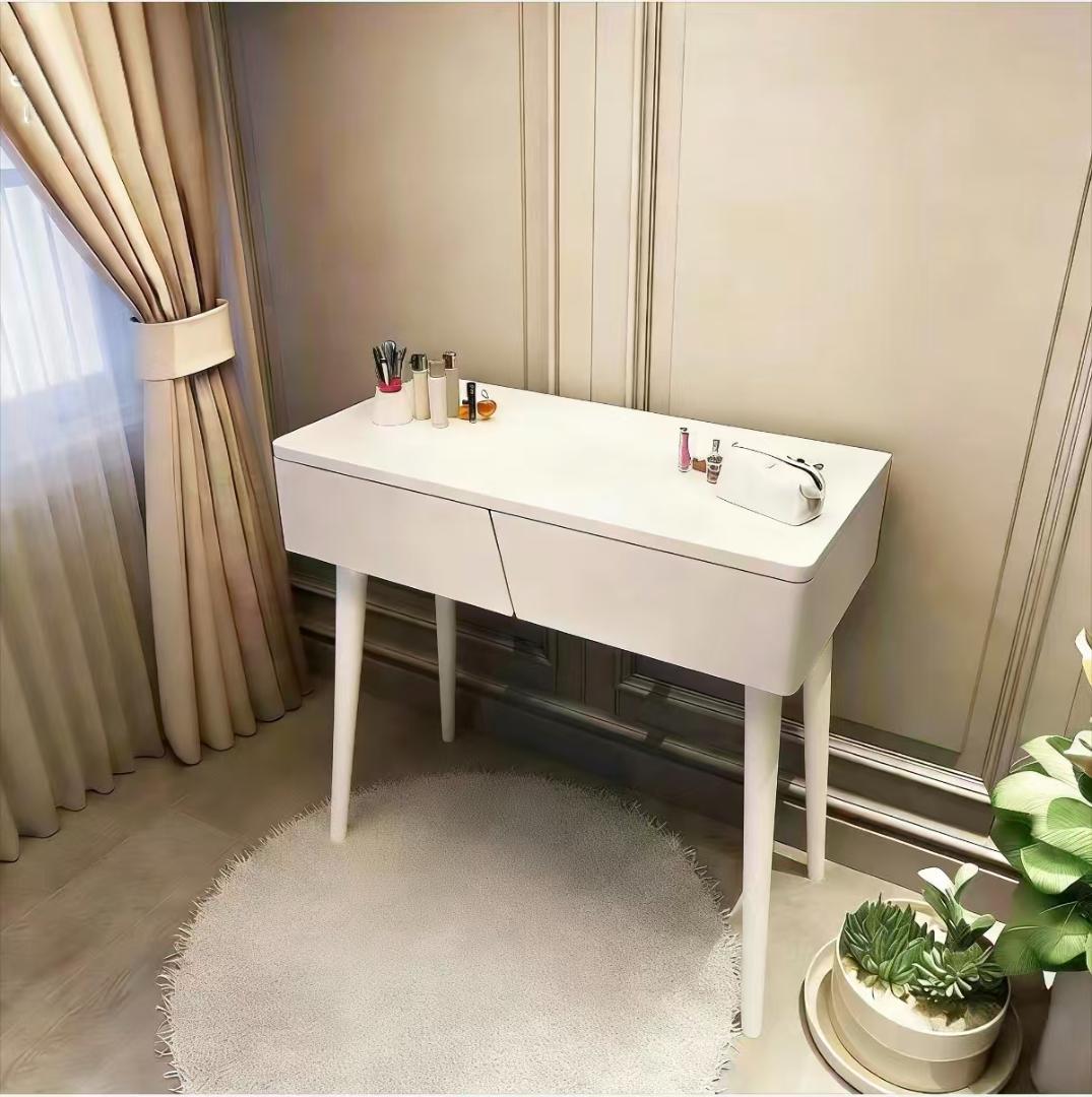 ホワイトドレッサー 訳あり品　写真をご確認 デスクのみ J106-80-01