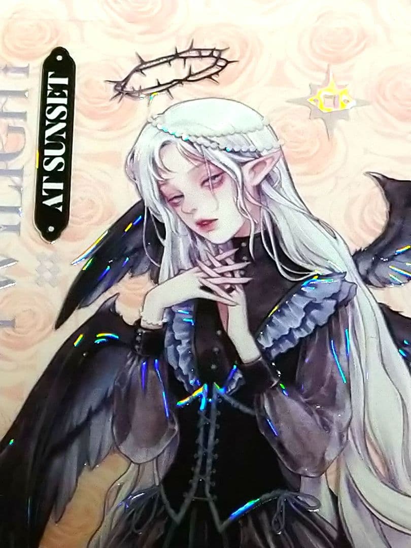 残量確認✩再販J959＃坠落天使(贝壳光)shine切り売り海外人物マステ女の子