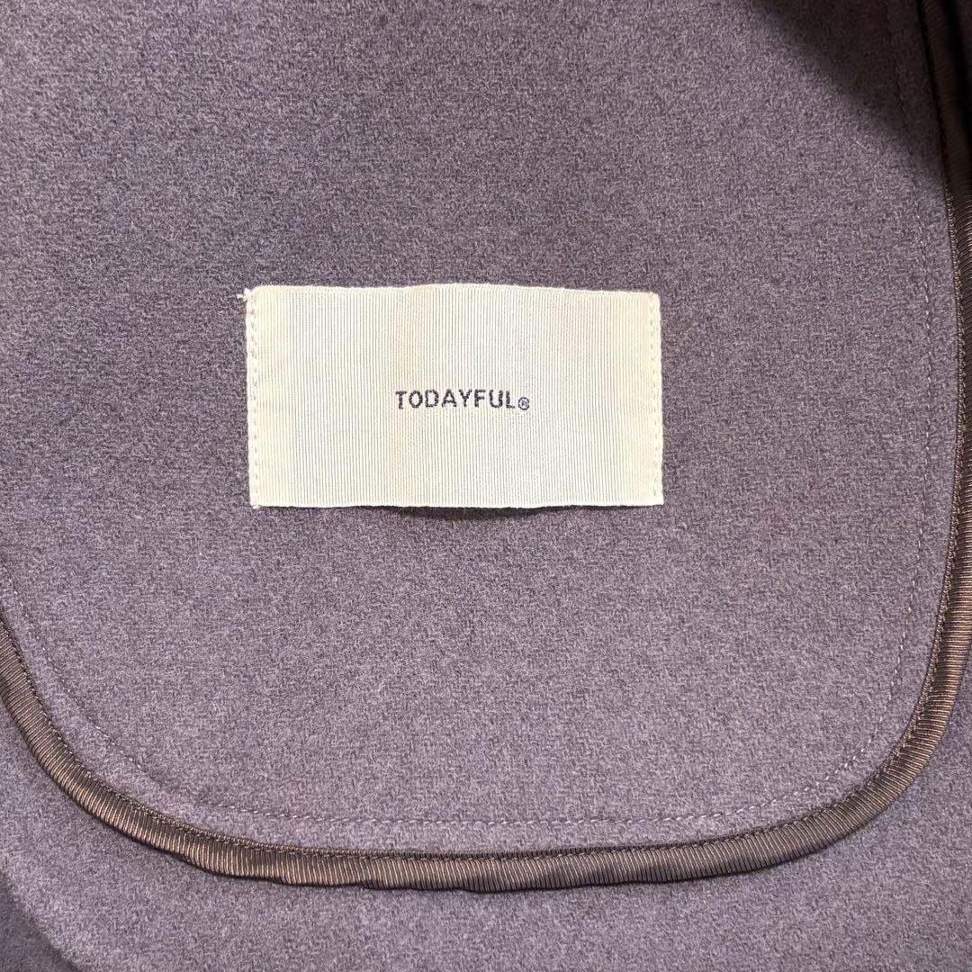 TODAYFUL WOOL SHIRT JACKET スカイブルー36サイズ