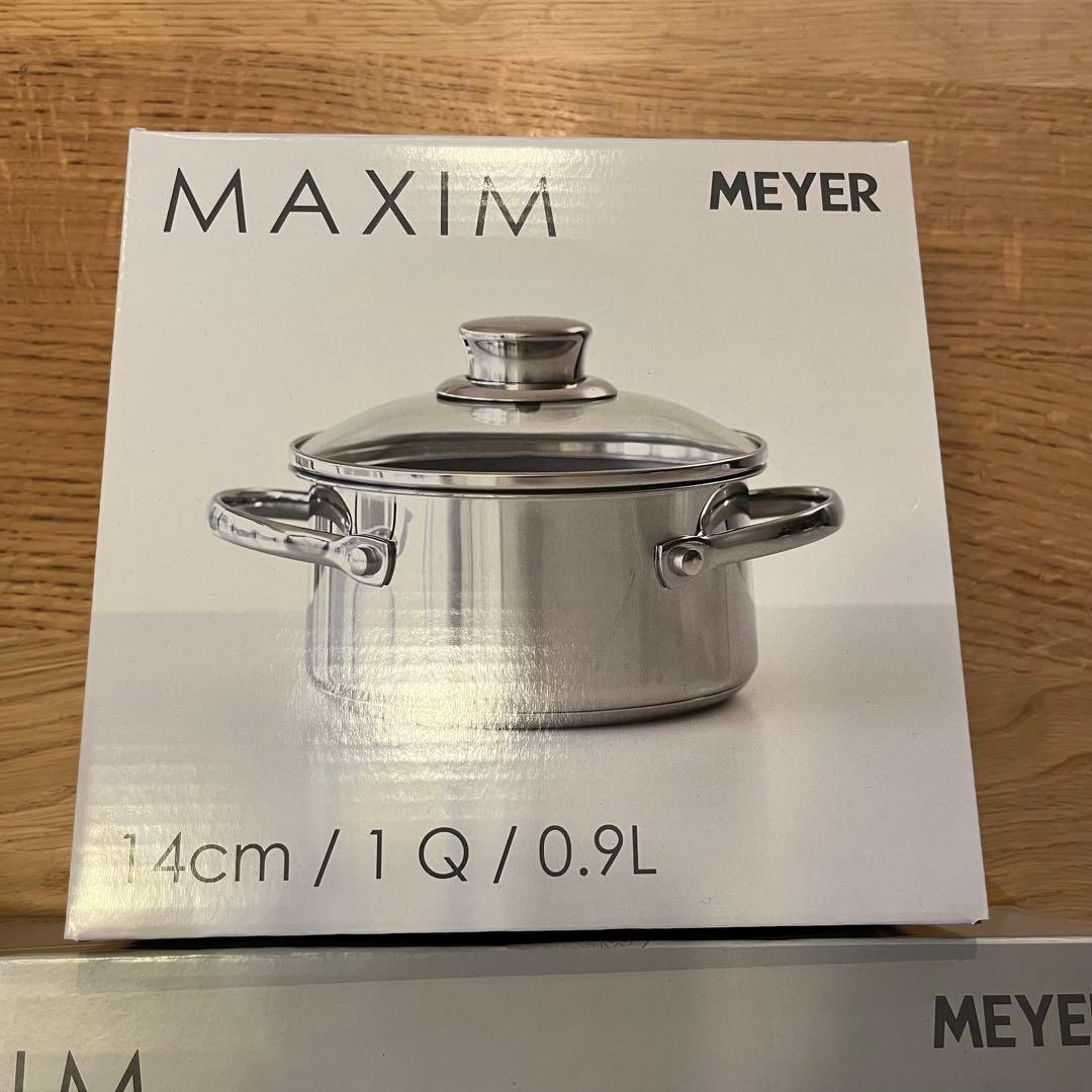 【新品未使用】マイヤー マキシム 2点セット　フライパン 両手鍋　IH対応