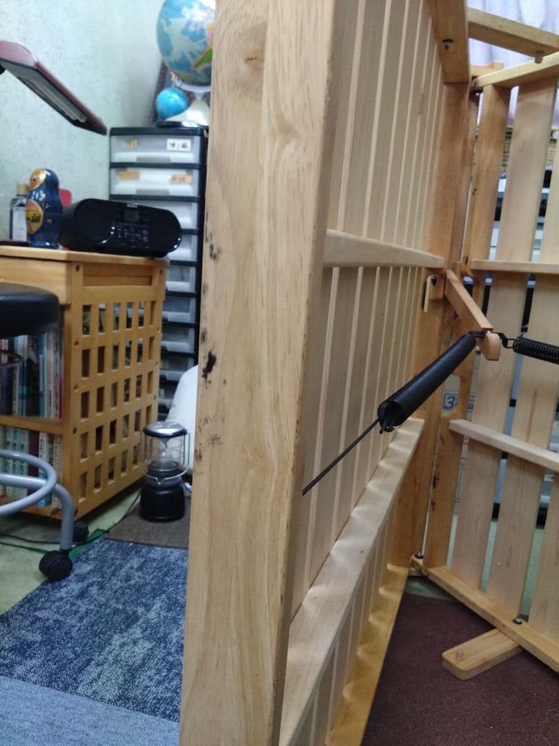 中居木工　ひのきスノコマット 折りたたみマット スプリング付き②