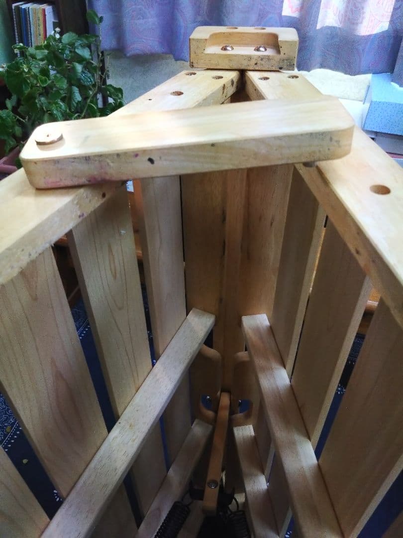 中居木工　ひのきスノコマット 折りたたみマット スプリング付き②