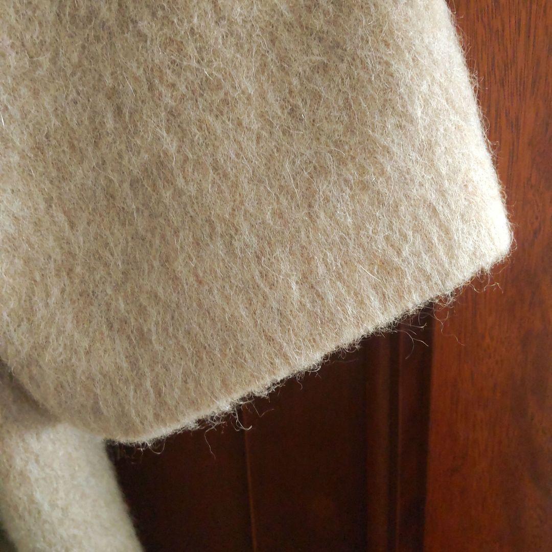 【Demi-Luxe BEAMS】サイズ36 シャギー ショールカラー コート