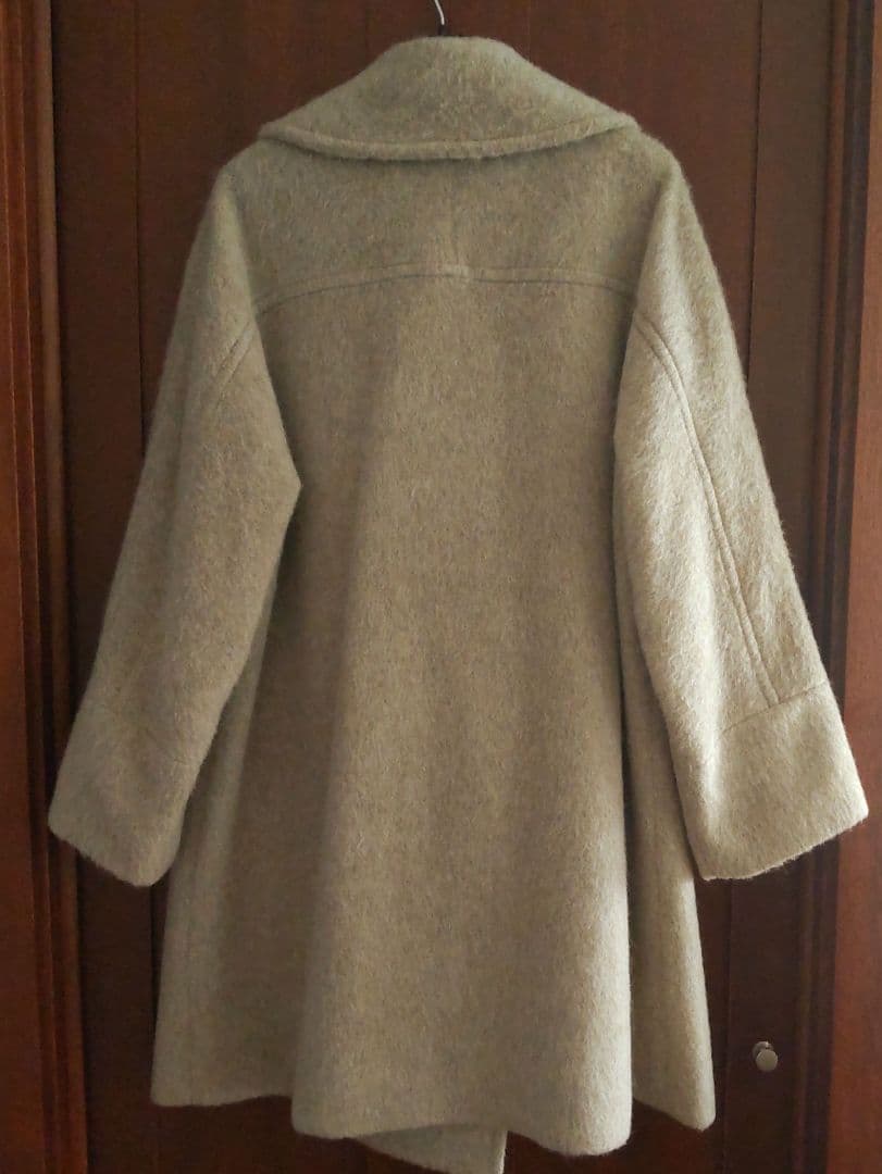 【Demi-Luxe BEAMS】サイズ36 シャギー ショールカラー コート