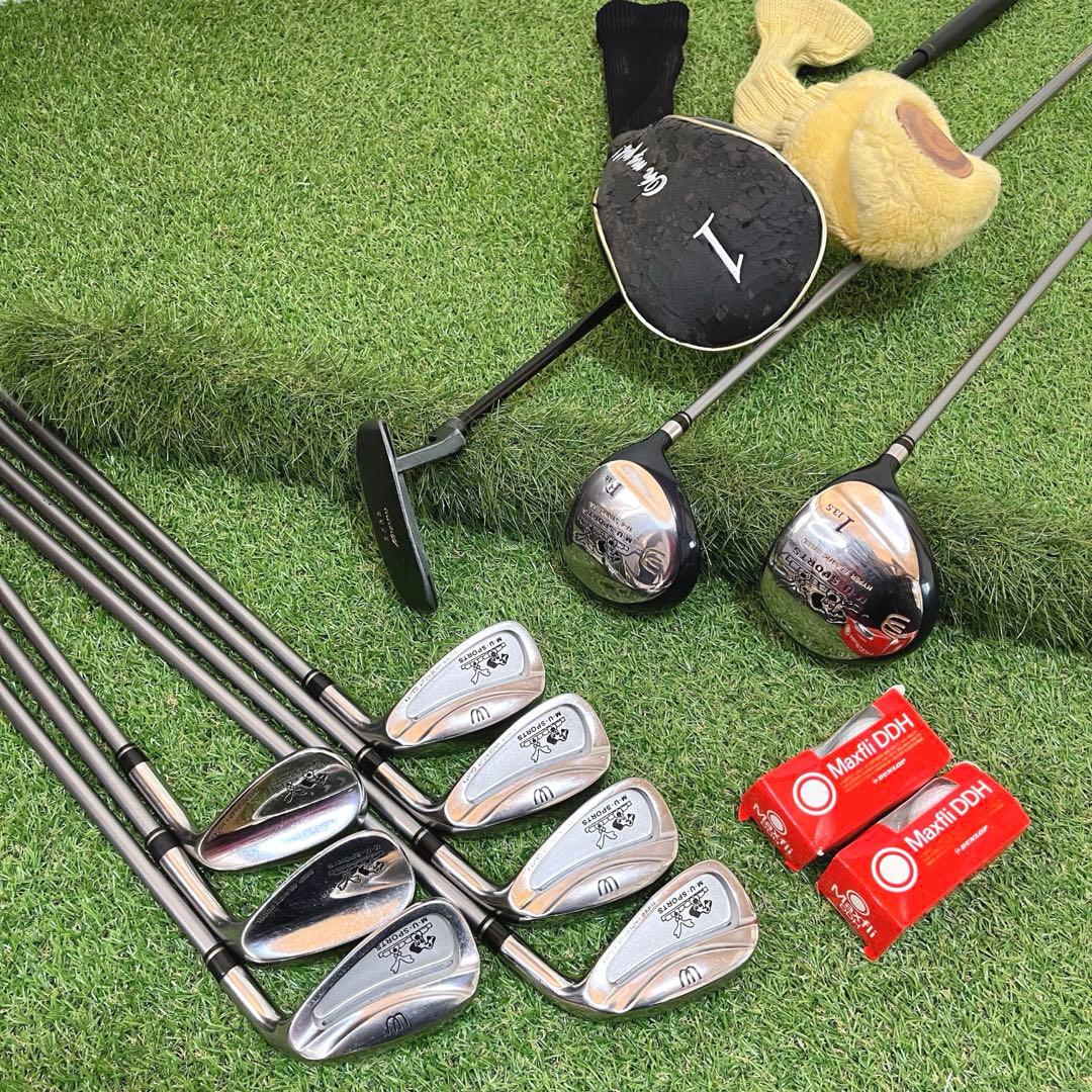 美品 ミエコウエサコ 可愛い 初心者オススメ レディースゴルフクラブ10本セット
