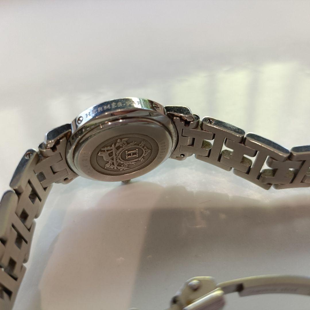 HERMES エルメス腕時計　クリッパー　ダークグレー