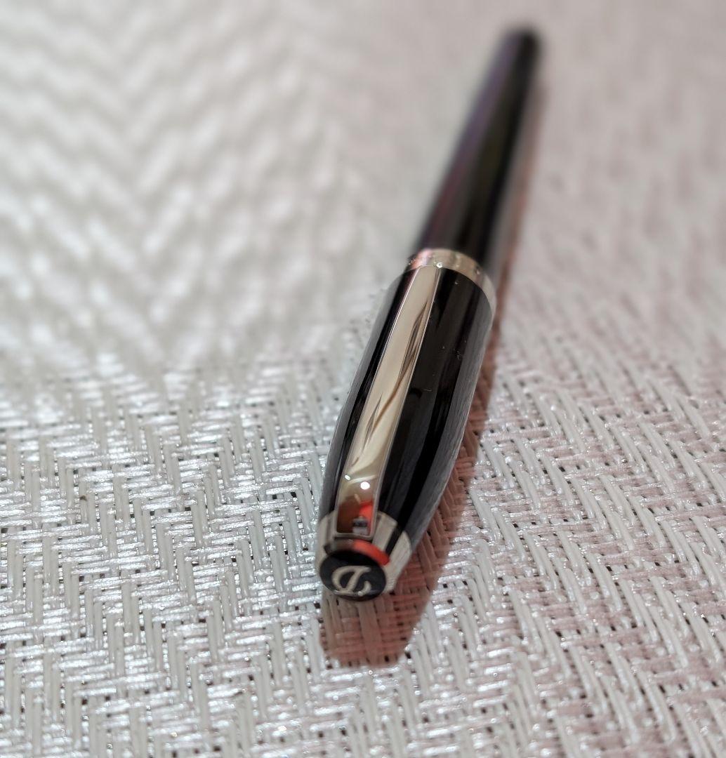 ★美品【未使用】デュポン 14K 585 F カートリッジ式 万年筆 インク有