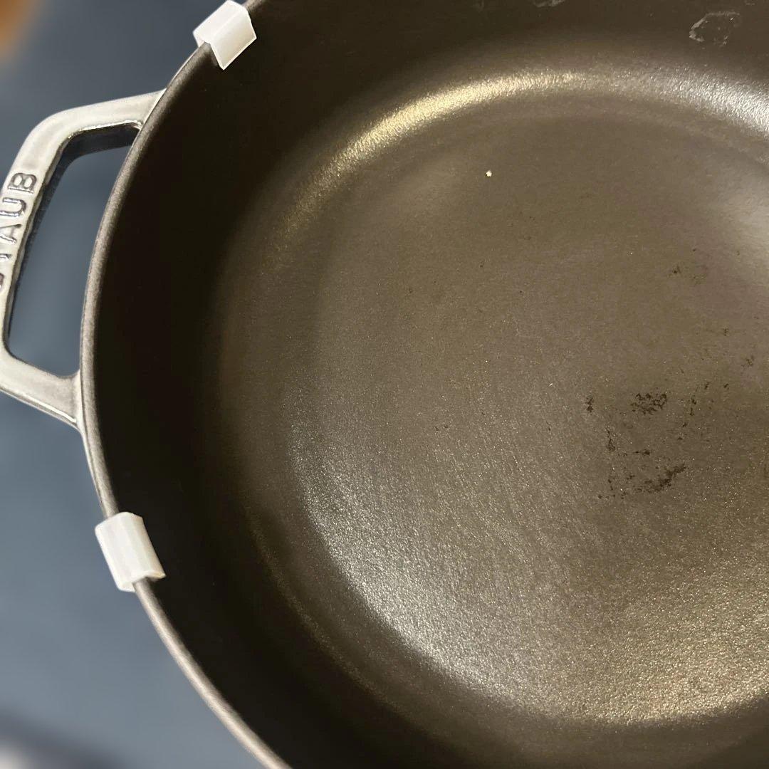 STAUB 鋳鉄 ブレイザーソテーパン　グレー 約28cm