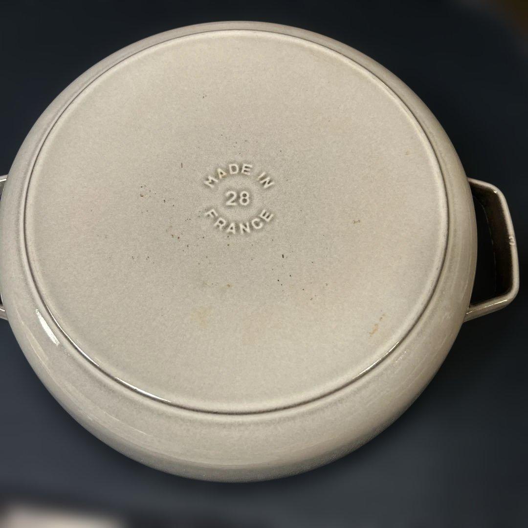 STAUB 鋳鉄 ブレイザーソテーパン　グレー 約28cm