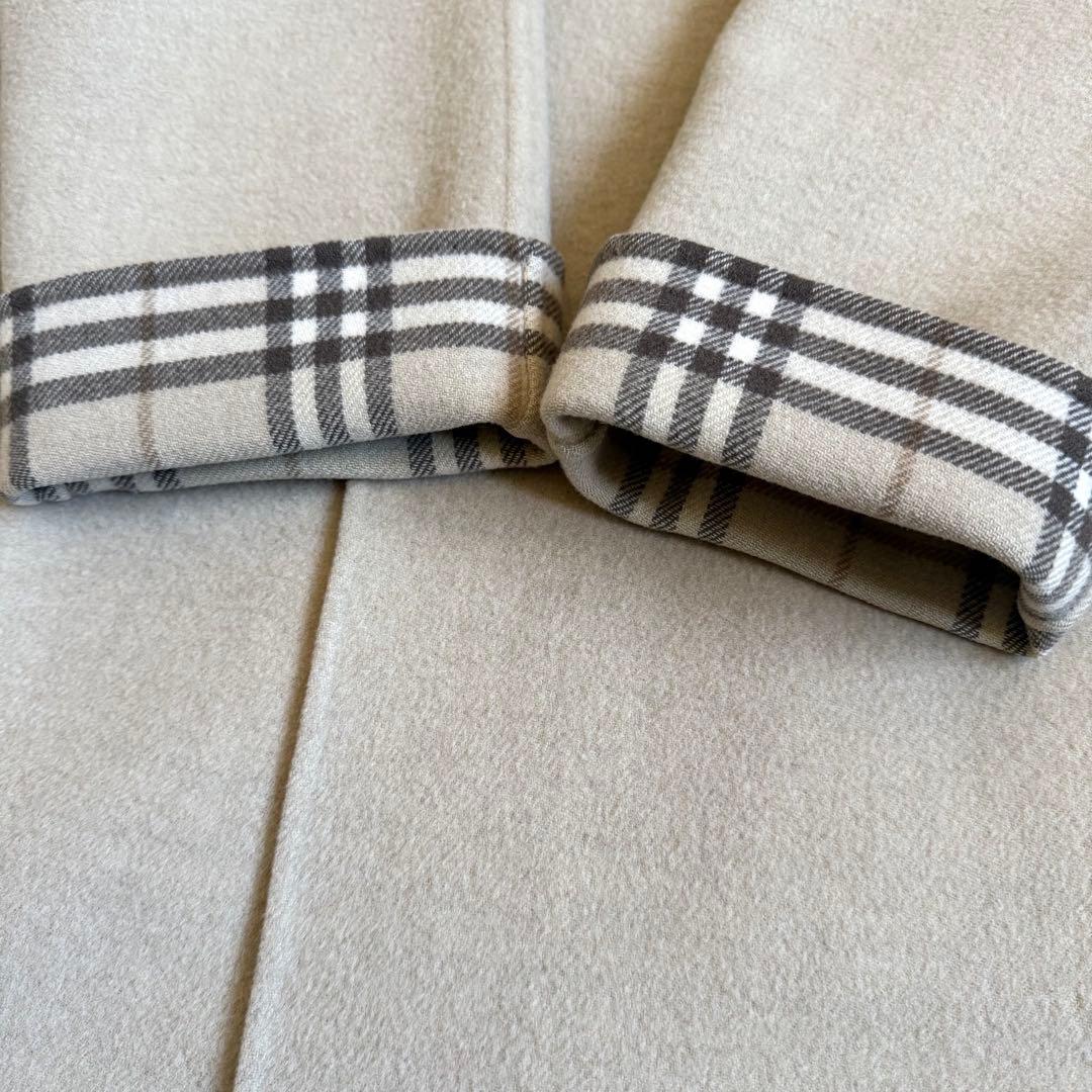 Burberrys ステンカラーコート カシミア混 ビンテージ アイボリー 38