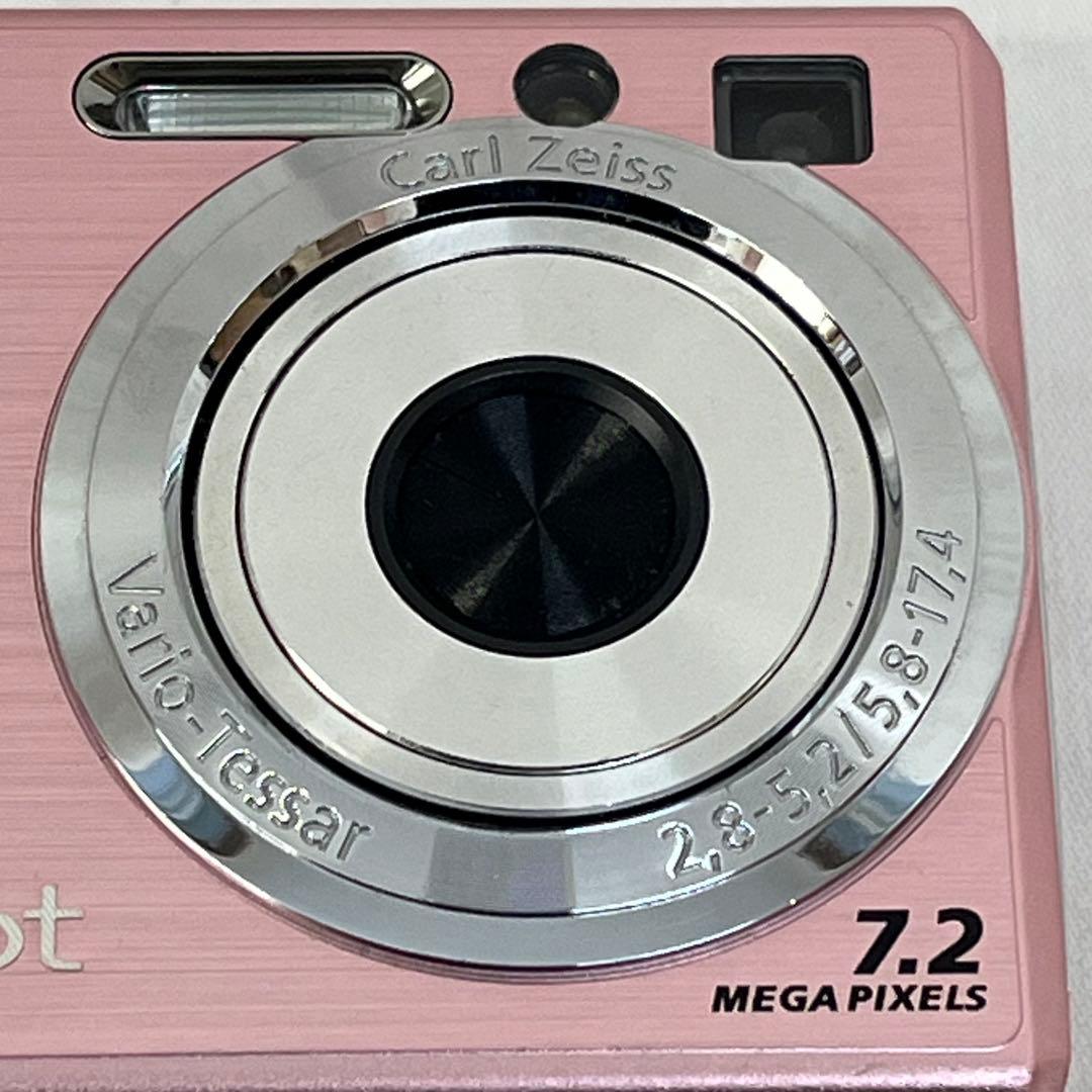 0106A5 SONY Cyber-shot DSC-W80ピンク作動確認済