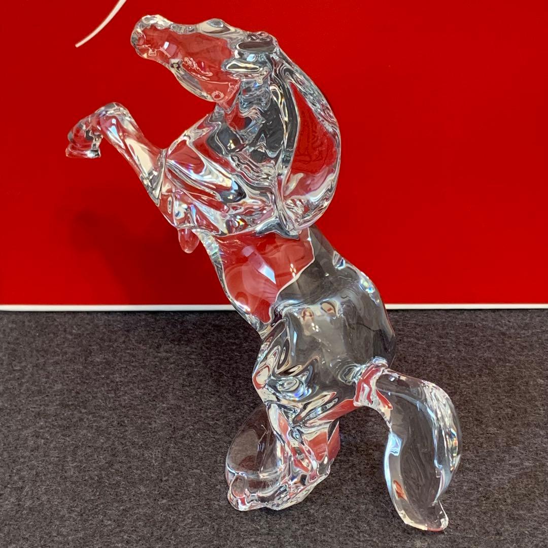 ⭐️mint0329⭐️未使用品⭐️バカラ⭐️馬の彫刻⭐️クリスタル⭐️いななく馬⭐️